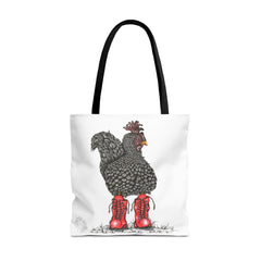 'Chick In Boots' Tote Bag