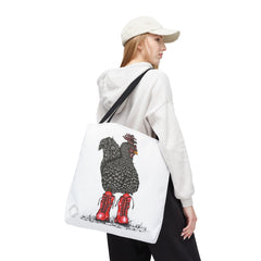 'Chick In Boots' Tote Bag